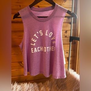 NWT Spiritual Gangster Purple Tank Top